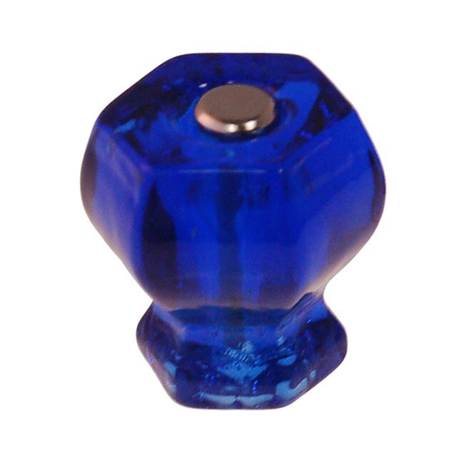 1.5″ HEXAGON COBALT BLUE GLASS KNOBS BM-5212