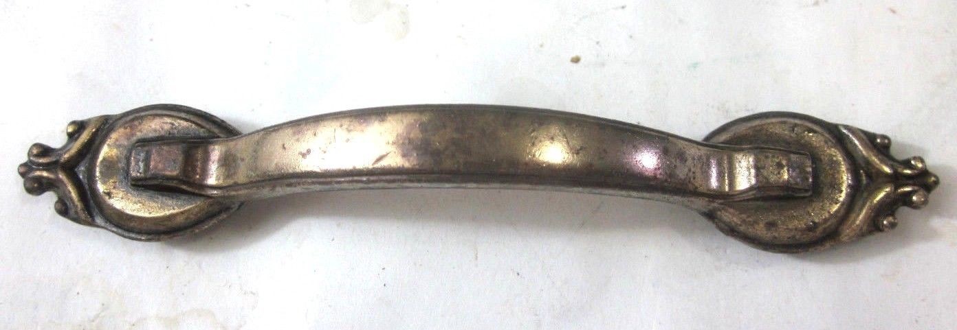 Amerock 735 Drawer Pull Handle Dark Aged Brass 3″ Centers Mid Century 1 Vtg MCM