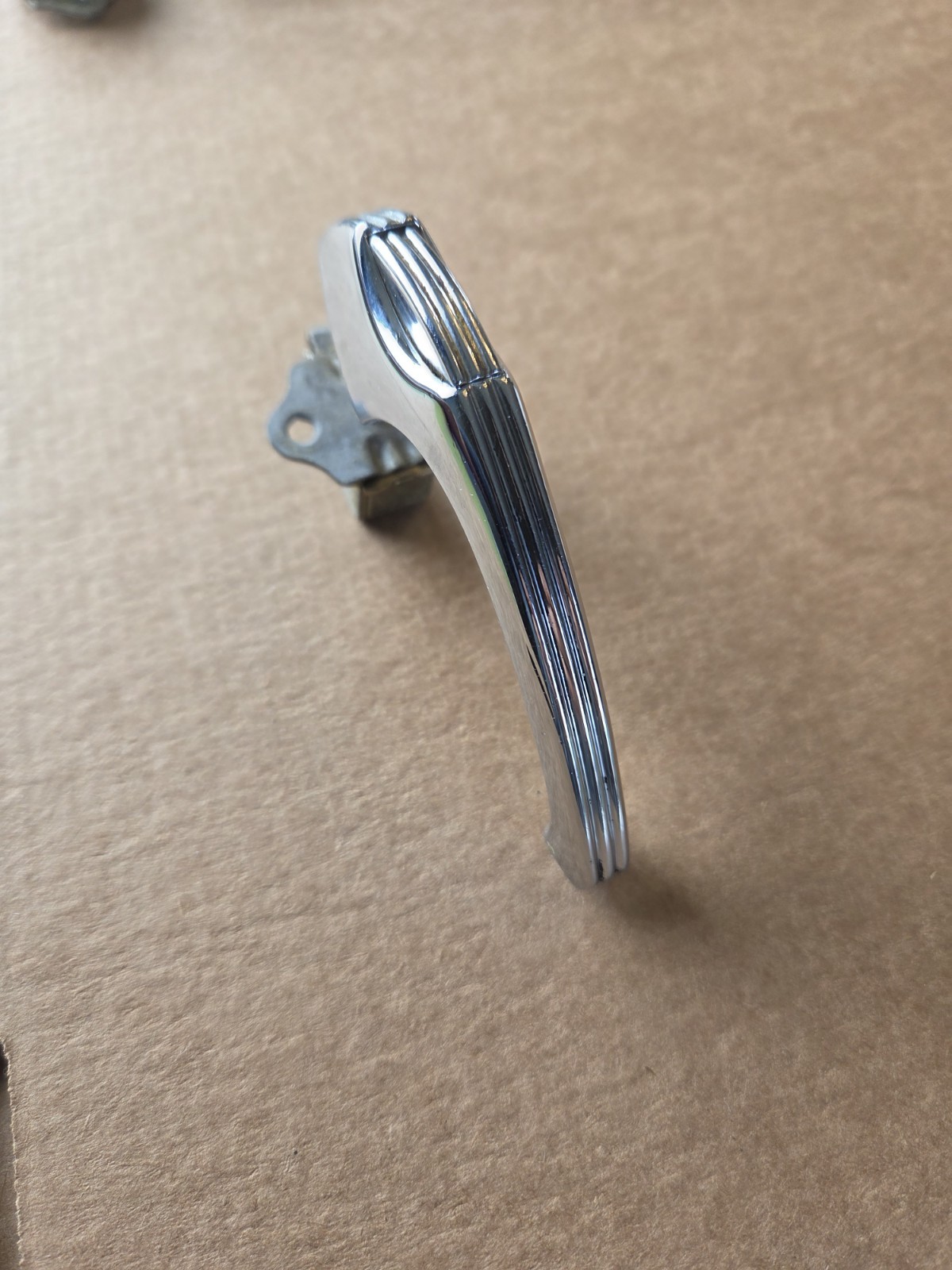 Rare Vintage Chrome Cabinet Pulls Handles Set of 6Hardware Art Deco 1930s – 40s
