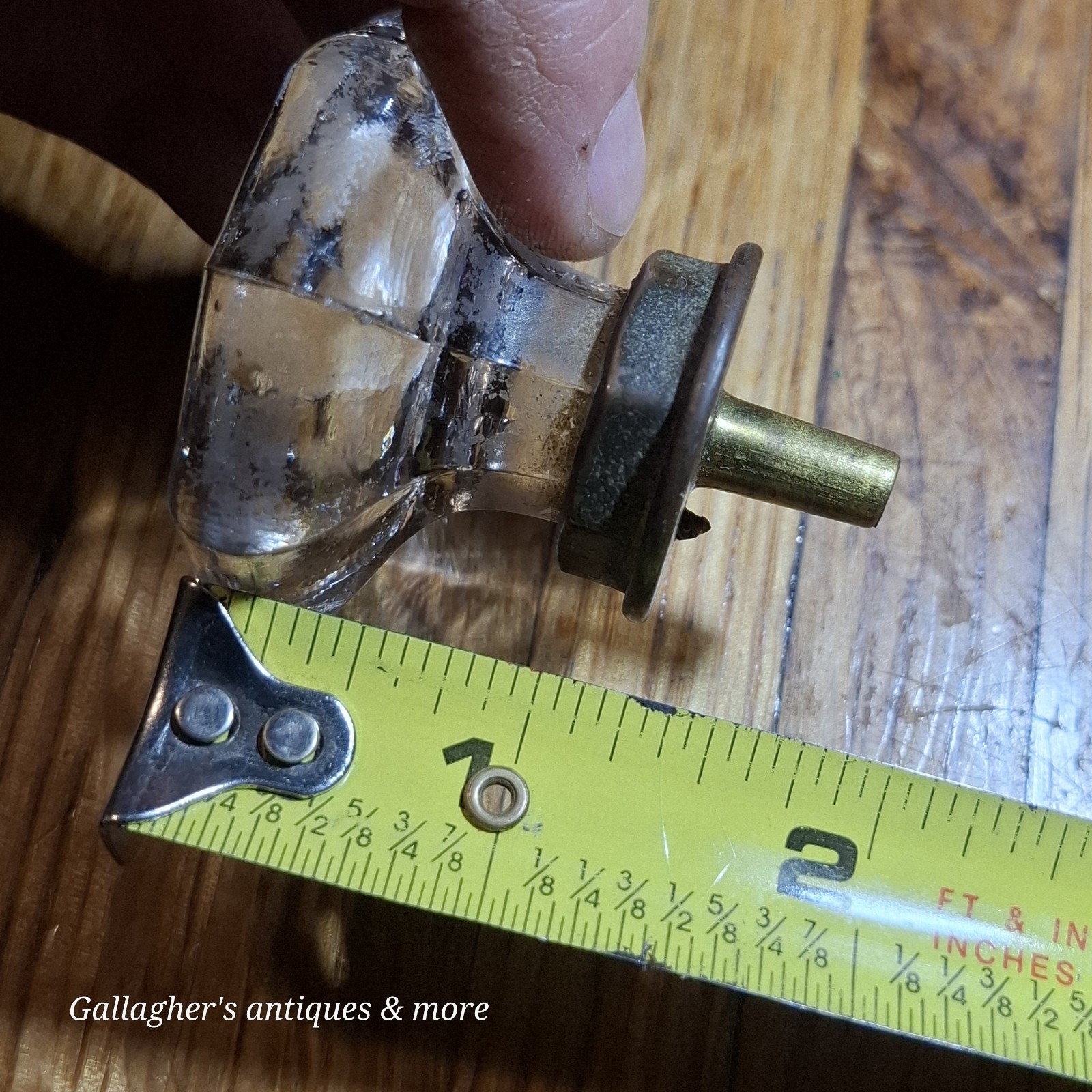 Antique Glass Knob Handle Drawer Cabinet Lot Of 4 Pat Oct 1901