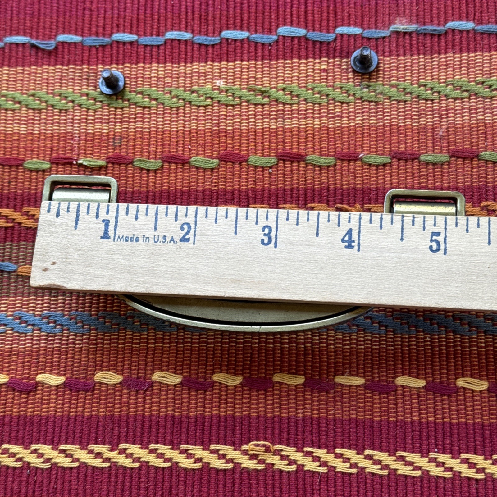 DREXEL ACCOLADE Brass Drawer Bail Pull Handle Campaign KBC N7231 – 3.5” CC