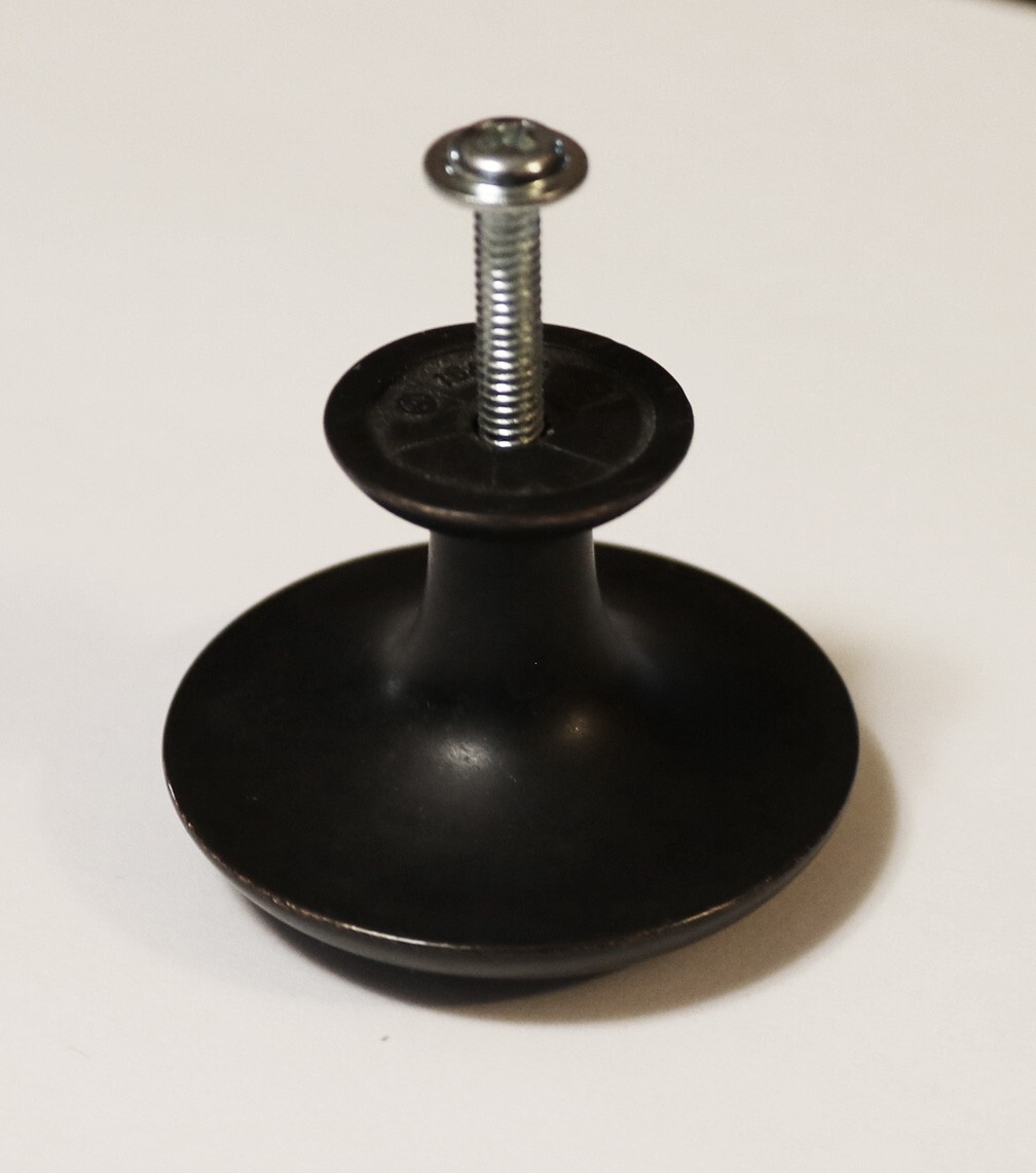 12 Drawer Cabinet Pulls Amerock BP1585-2 Rubbed Bronze Rope Knob 1-3/4″ DIAMETER