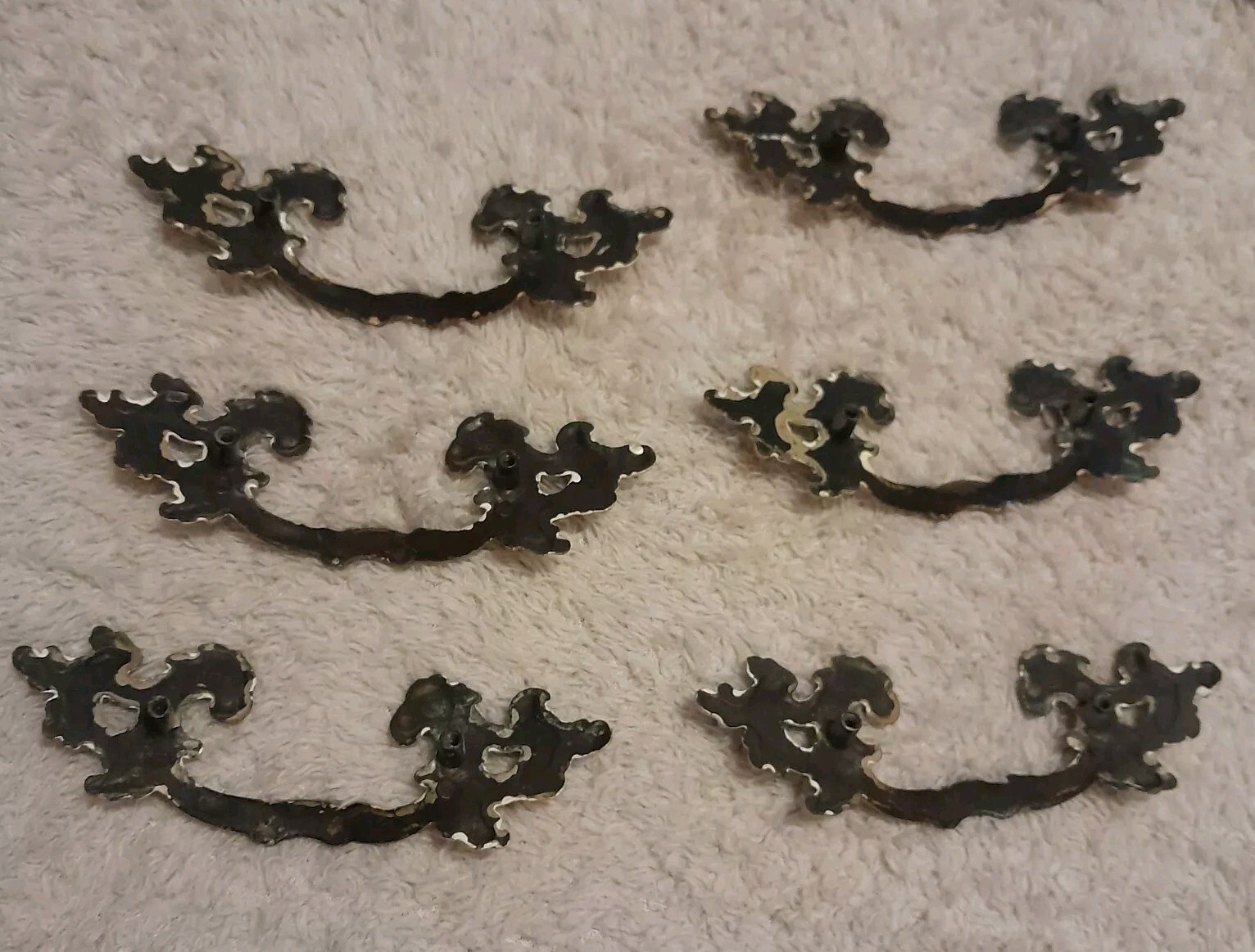 Drawer Pull Handles2 3/4″ Vintage French Provincial- Keller Brass Co. K-644 SET