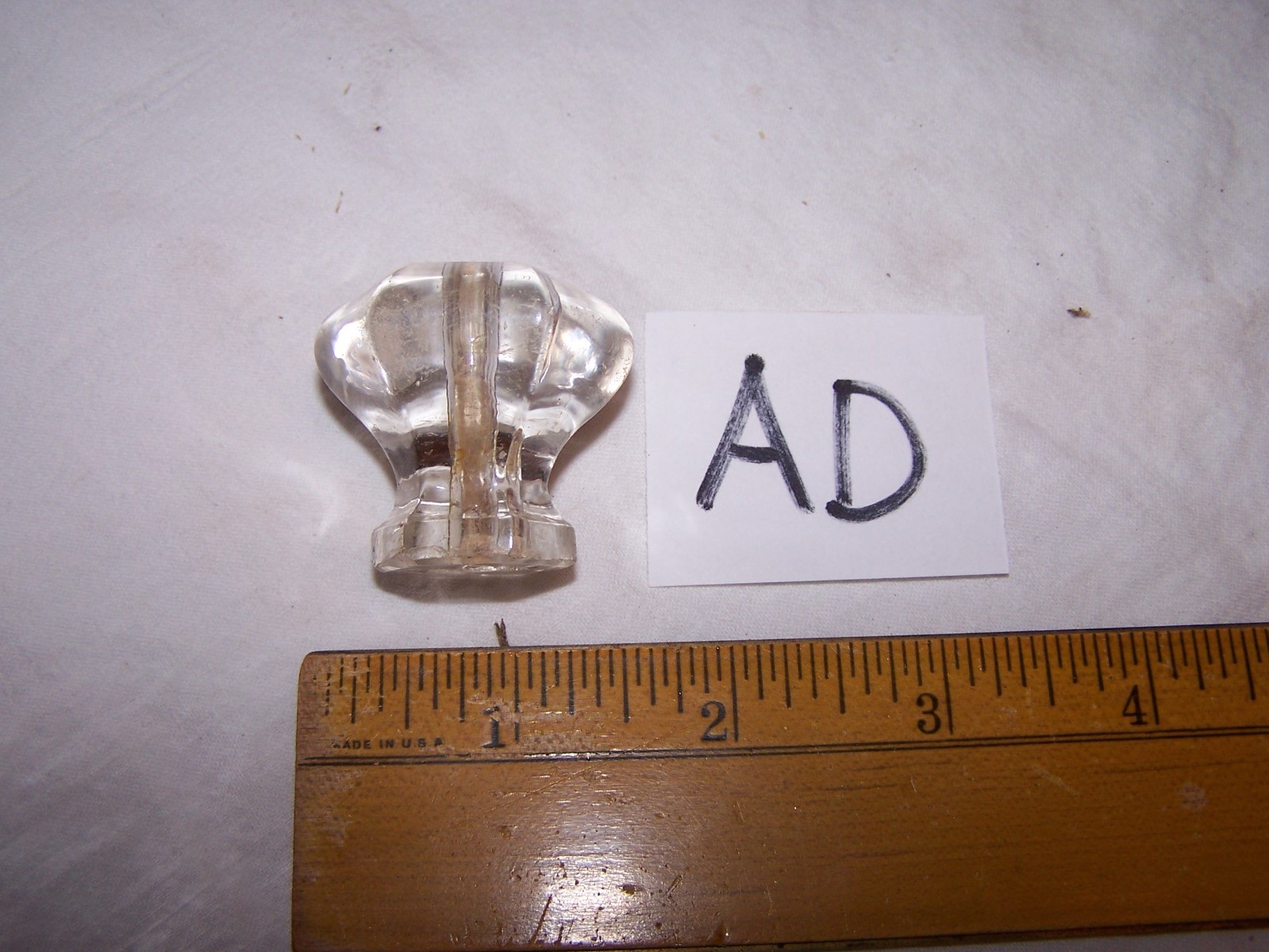 Vintage Antique GLASS Door Drawer Knob Pull – Lot AD