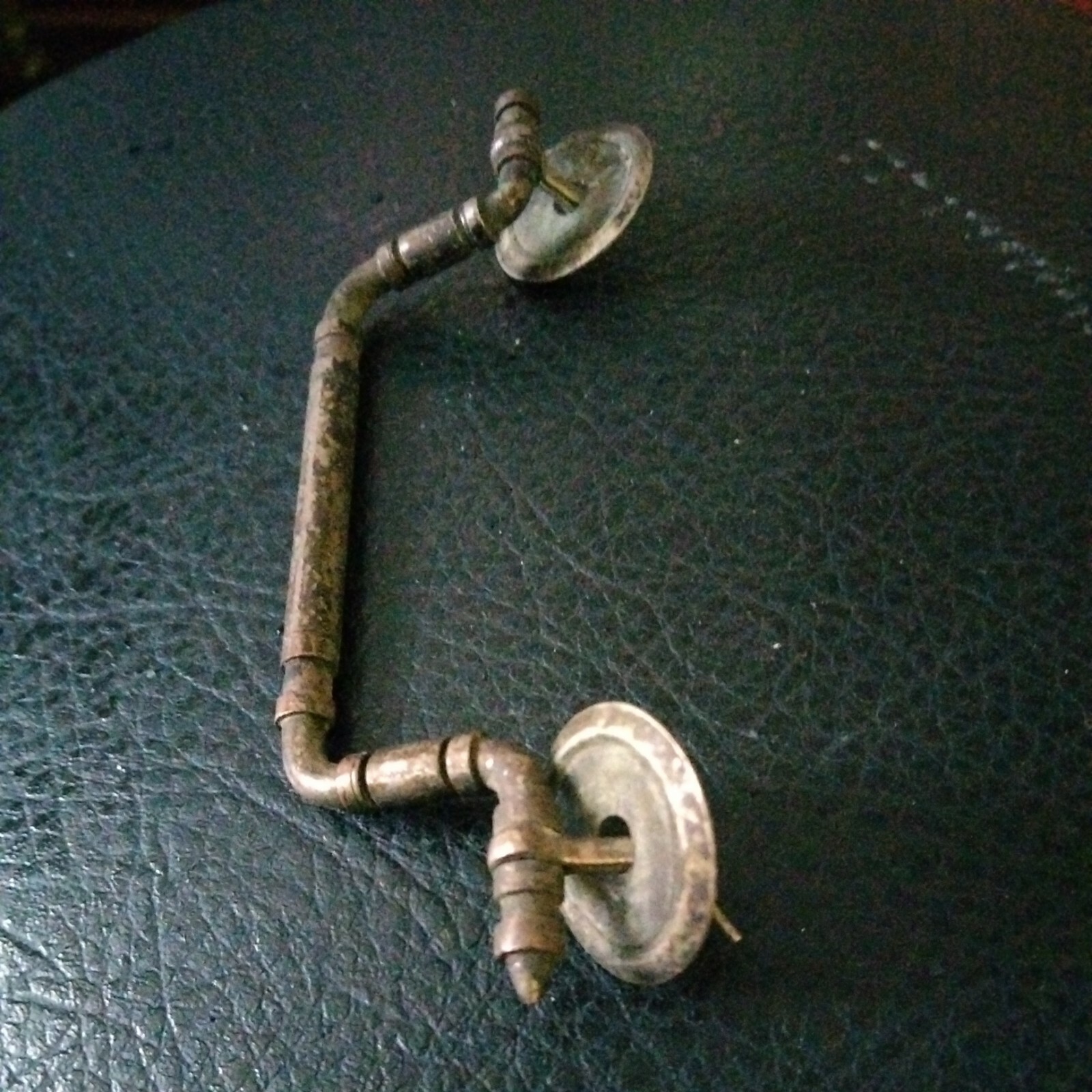 Antique Metal Bail Drop Drawer Pull Handle 3″ C2C SALVAGED