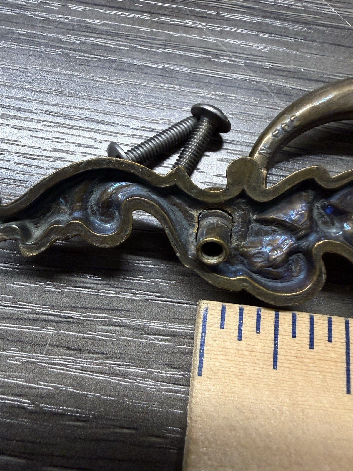 Vintage Keeler Belwith Brass Cabinet Drawer Handle Pull 7.5” KBC N07996 (81)