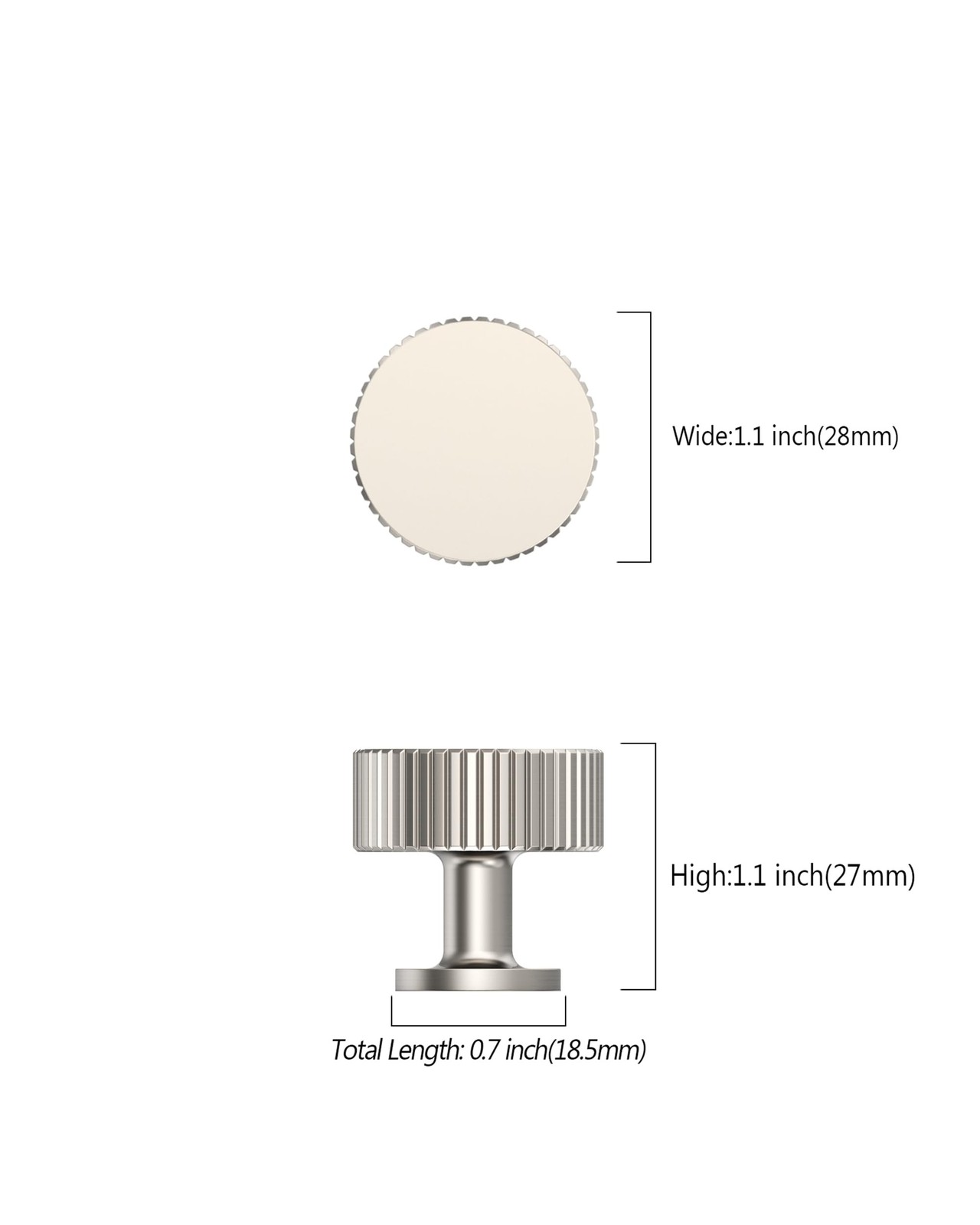 10 Pack Brushed Nickel Cabinet Knobs Kitchen Satin Nickel Cabinets Knobs for …