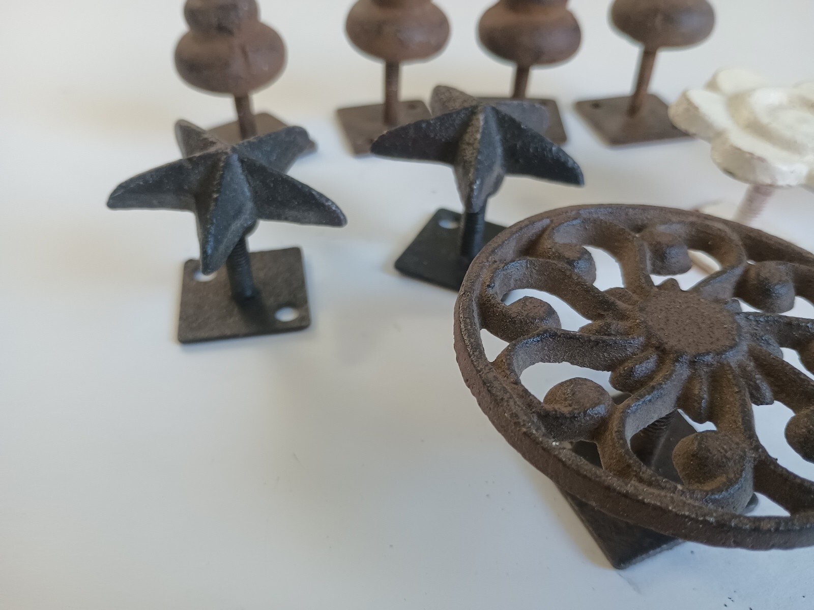 Decorative Salvaged Cast Iron Knobs