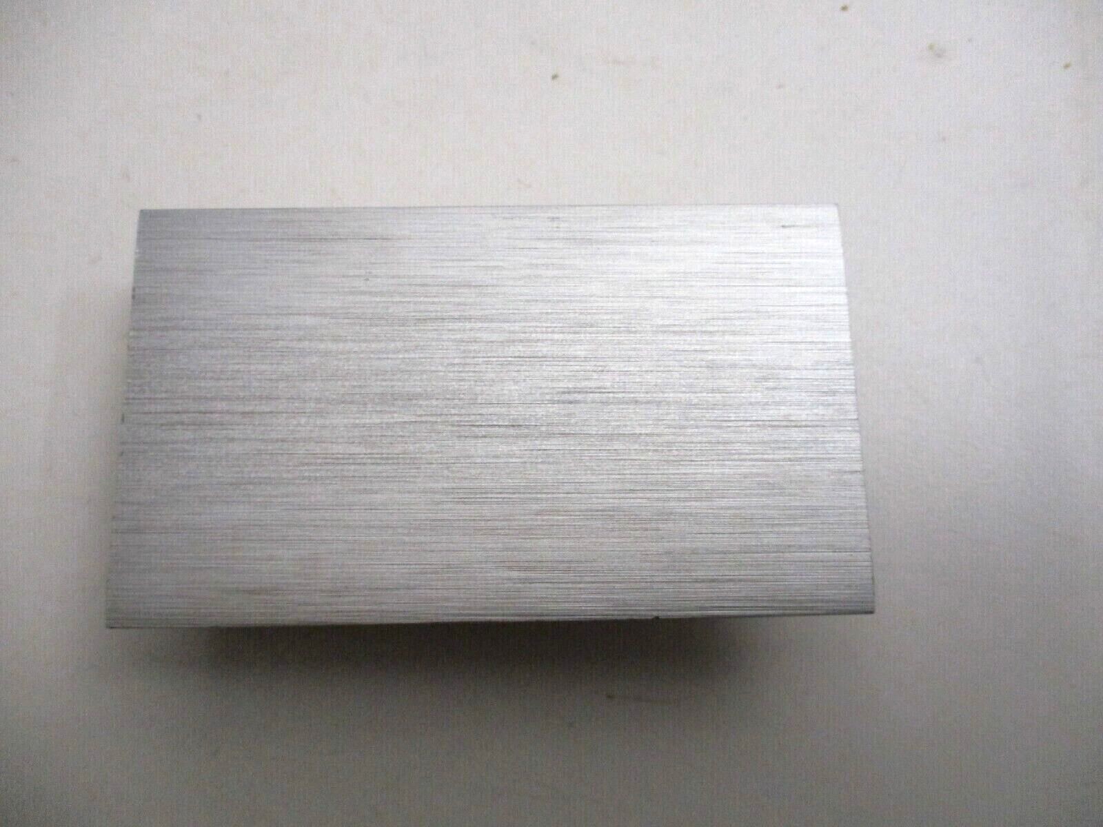 Industrial T Profile Brushed Aluminum Drawer Pull Handle 2-1/2 inch Centers MCM