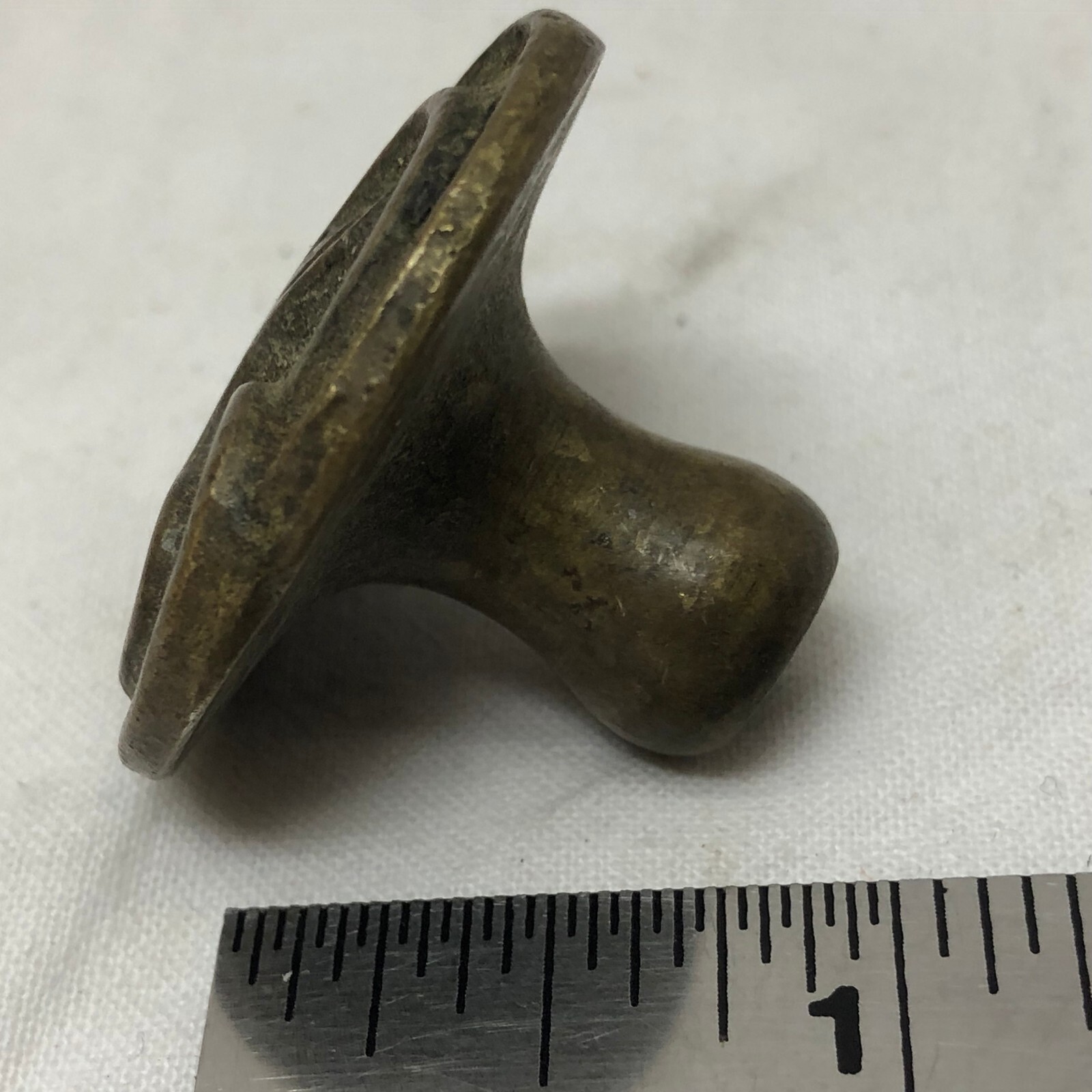 Vintage Small Knob Drawer Door Pull Ornate Furniture Hardware DIY Project