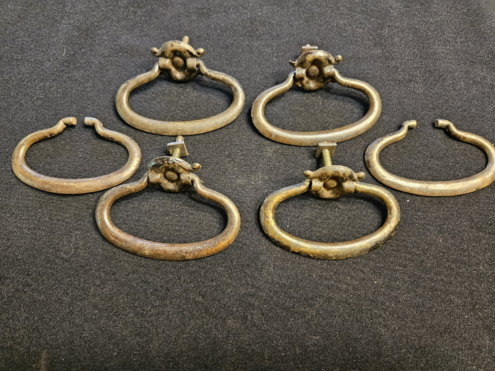 SET OF 4 DROP BAIL PULLS PLUS 2 EXTRA PULLS