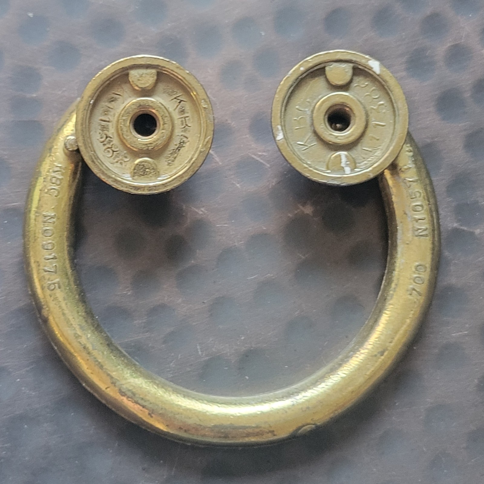 Lot Of 12: Vintage Keeler Brass Co KBC Ring Pull Drawer Handles N09175 Hardware