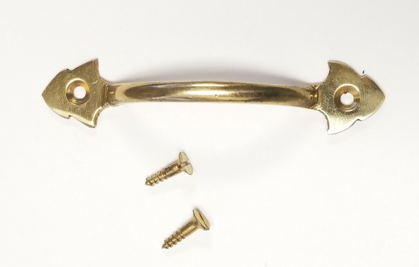 Vintage Solid Brass Drawer Cabinet Bar Pull SINGLE ONLY NOS 2 1/2″