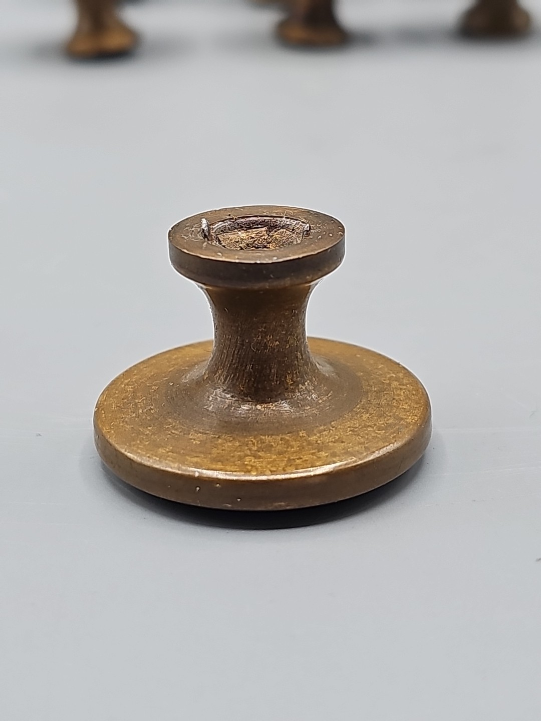 Vintage Art Deco Brass Drawer Pulls – Set of 10