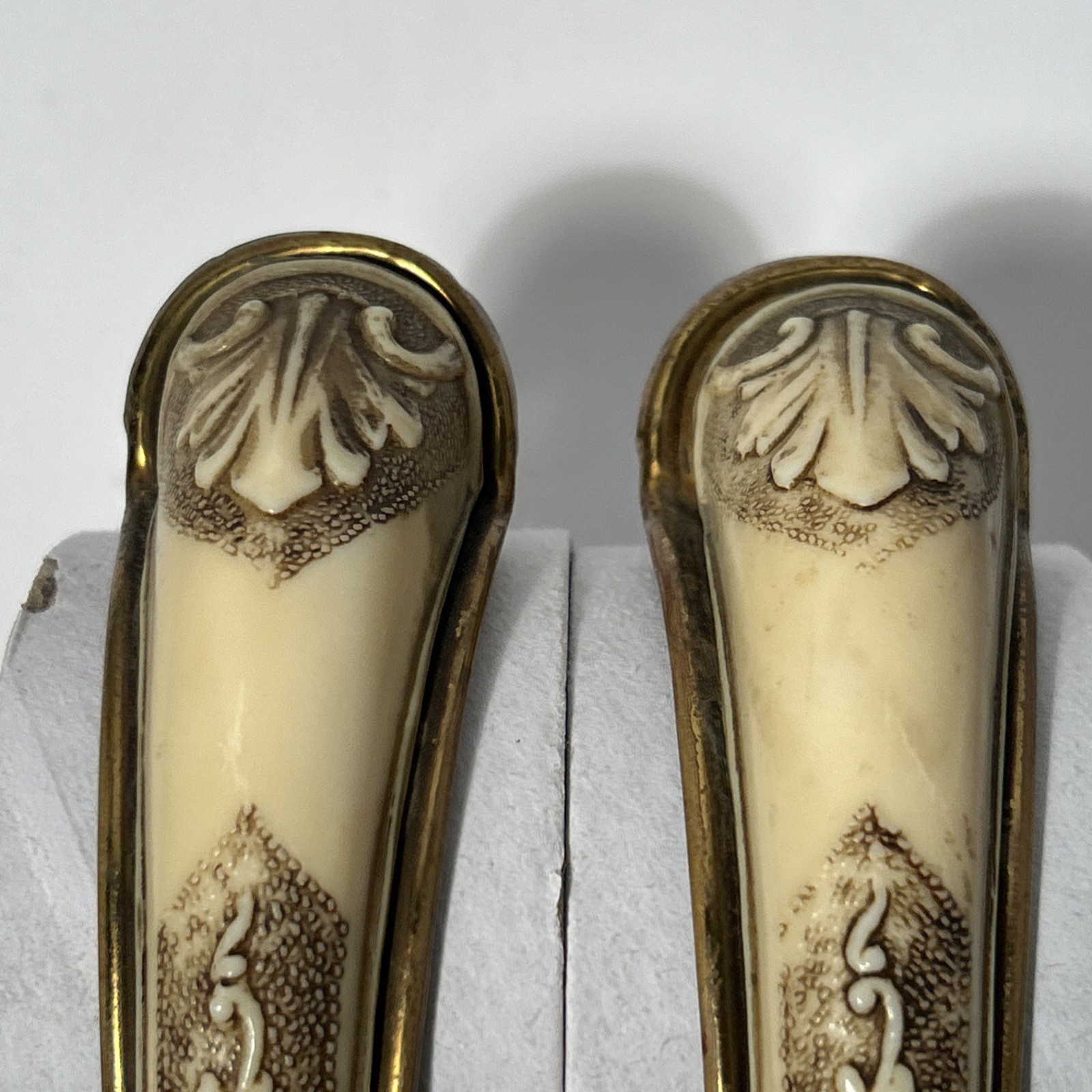 Antique Vintage Bakelite Door Cabinet Handles Pulls Set of 2