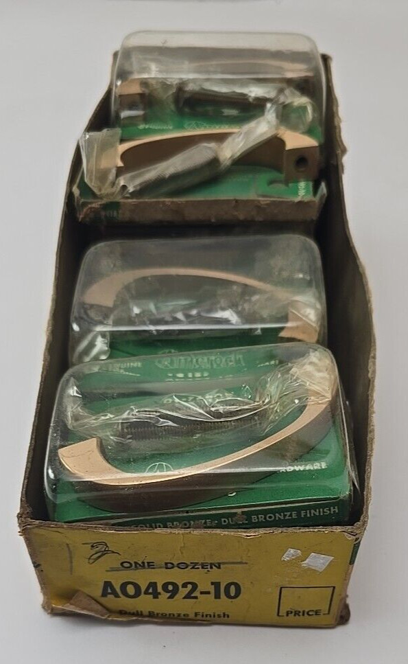 Amerock A0492-10 10 Piece Bronze Genuine Hardware Cabinet Pulls Mid-Century