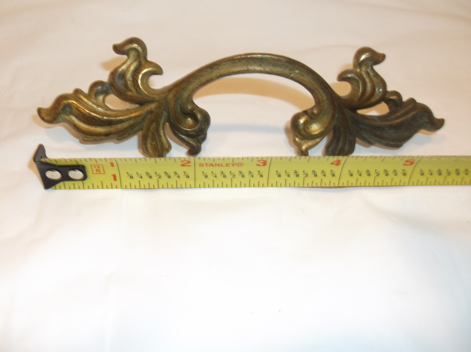 3 Antique Vintage Dresser Metal Back plates from Salvage Could be Cast?