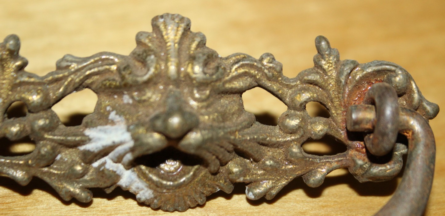 Antique & Vintage Metal Hardware Lot Drawer Pulls & Bails as is Arts & Crafts
