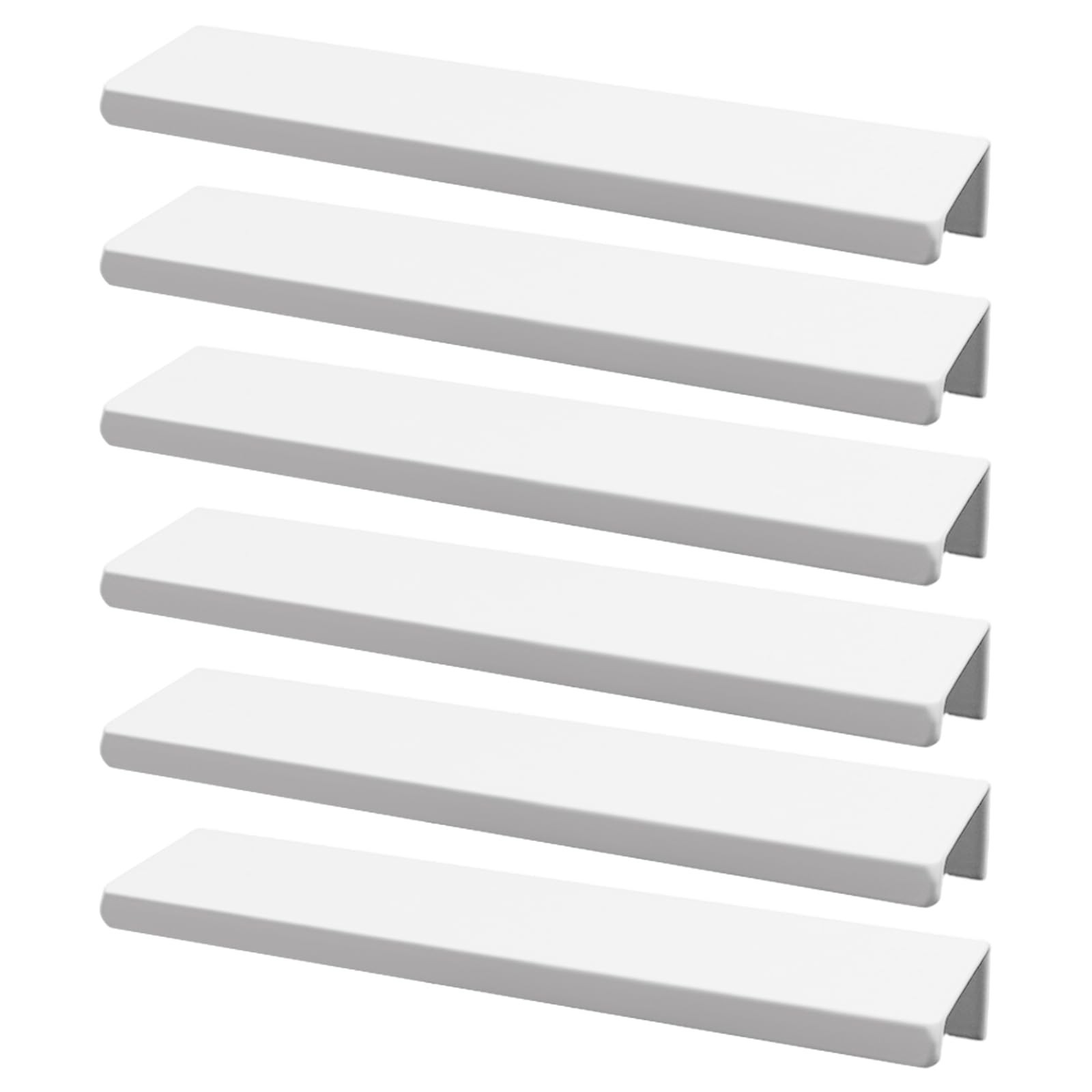 Edge Pull Handles for Cabinets, 5.9 Inch Aluminum Alloy Finger Tab Pulls, Con…