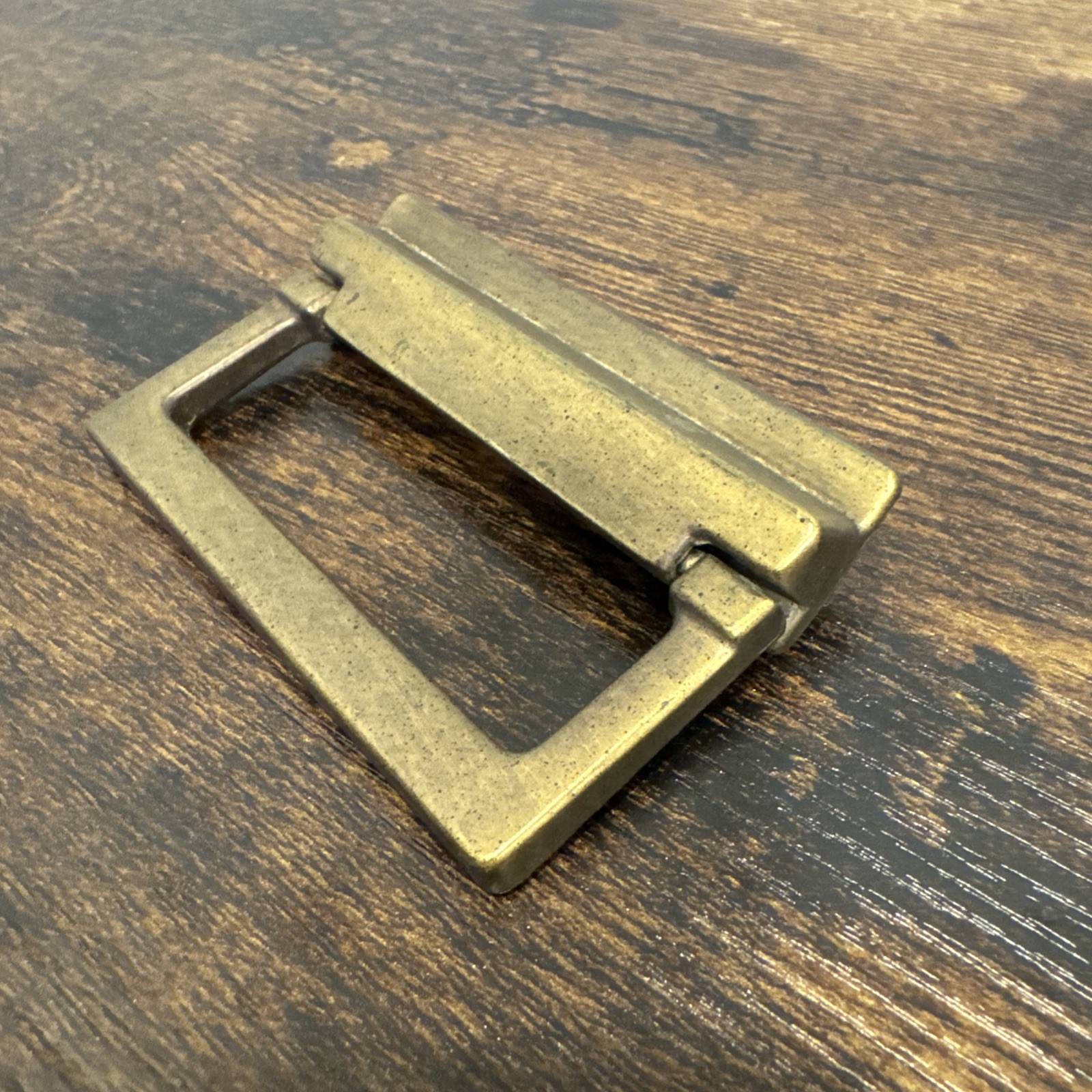 Drexel Woodbriar Drawer Pull Rectangle Brass Vintage Bail Dresser Hardware