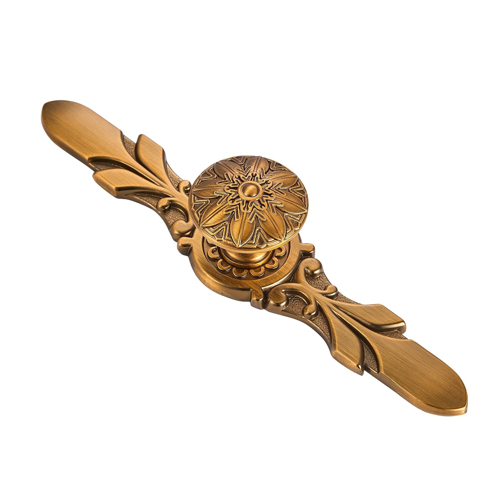 10Set Cabinet Knobs & Back plate,Antique Brass Drawer Hardware for Kitchen | …
