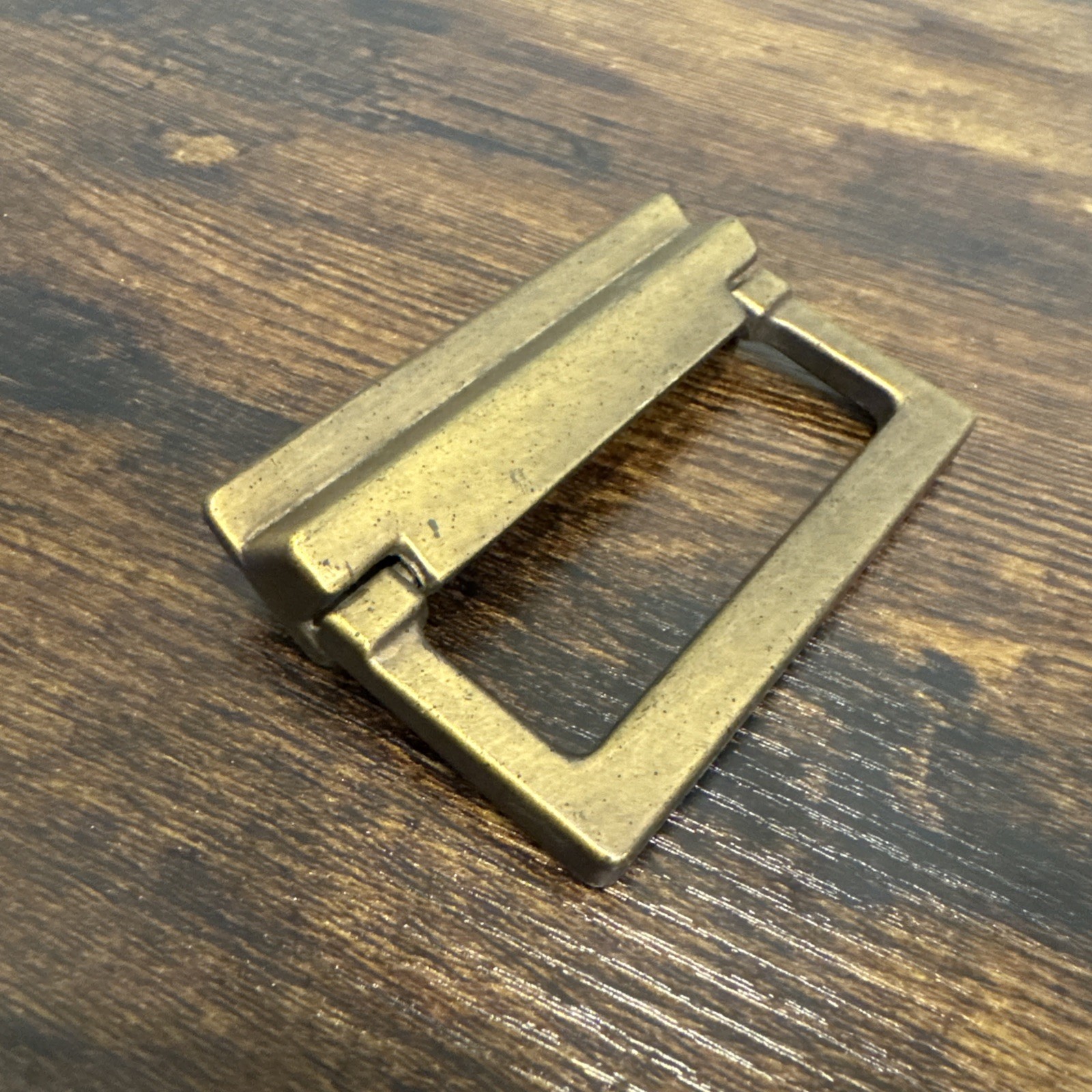 Drexel Woodbriar Drawer Pull Rectangle Brass Vintage Bail Dresser Hardware