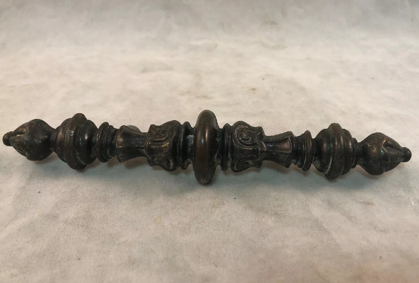 1 Vintage Ornate Brass Dresser Cabinet Desk Drawer Pull Handle 6″ Canada CH 1730
