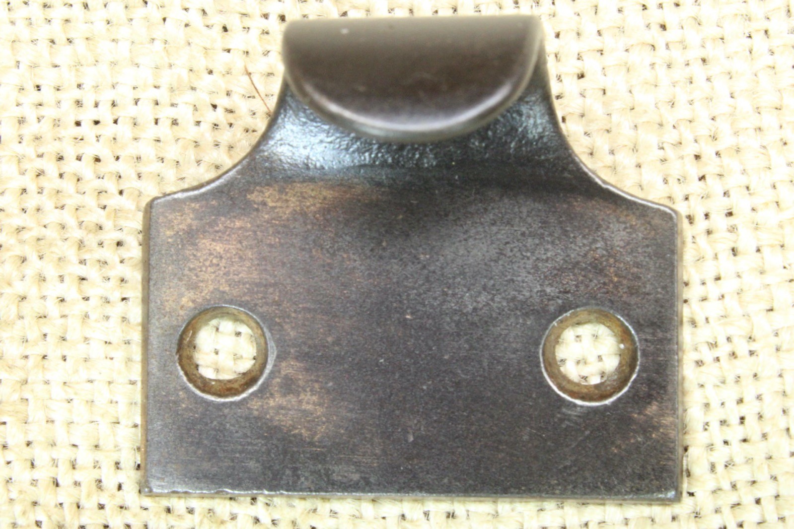 Old Window Sash Lift 1 5/8″ Drawer Pull Handles Brass Color Cast Iron Smooth