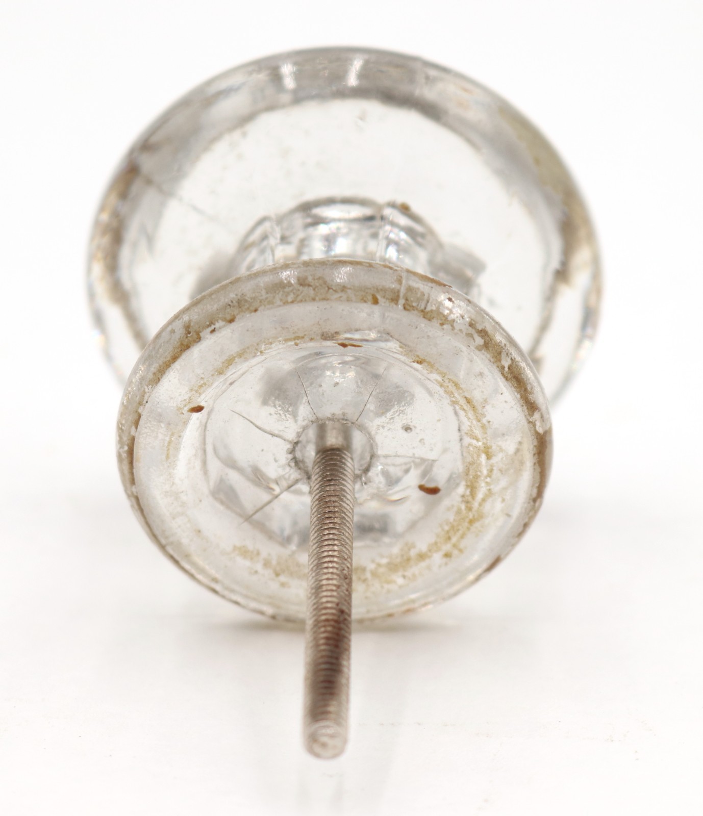Vintage 2 in. Round Glass Cabinet Drawer Knob Set