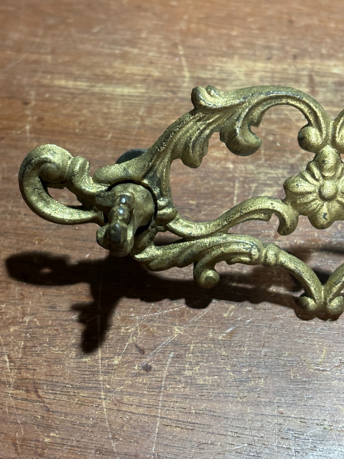 2 Vintage Antique Ornate Fancy Drop Bail Drawer Pulls & some parts. 3 inch CTC