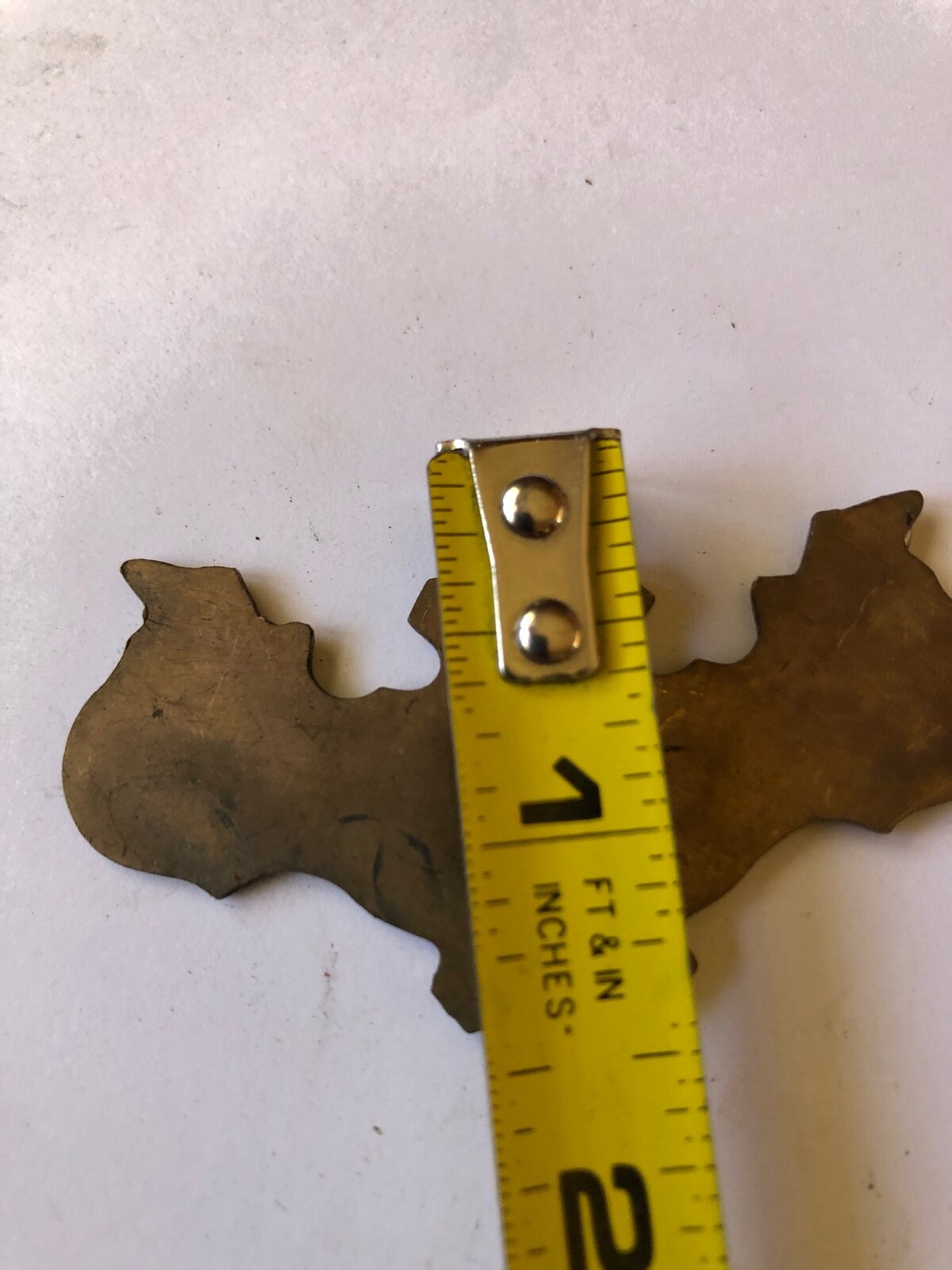 Brass Chippendale Style Escutcheon Dresser Drawer Plate 2.5″ Antique Vintage