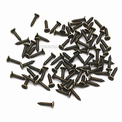 16 Pack Zinc Alloy Antique Bronze Label Frame Drawer Pulls Vintage Industrial 3