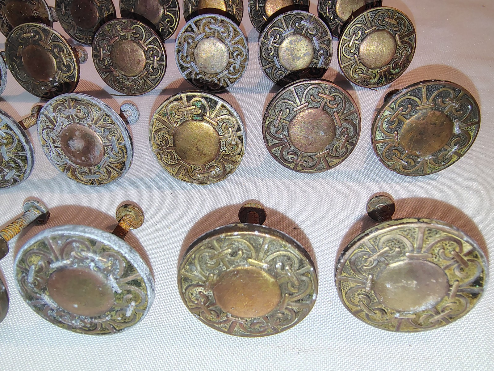 Vintage 1960s Amerock Celtic Style Renaissance Antique English Knobs Pulls