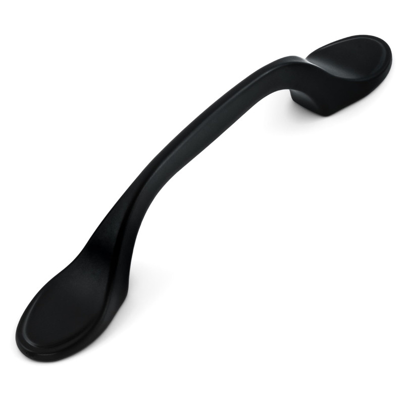 Hestia Hardware 10 Pack Arch Black Drawer Handles 3 In Hole Center For Cabinets