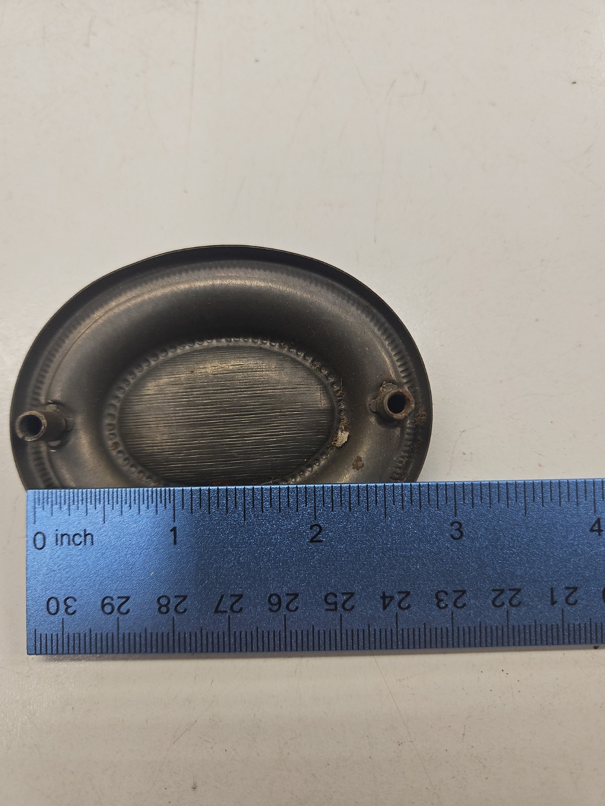 Vintage Brass Drawer Pull With Bail Drop Handle