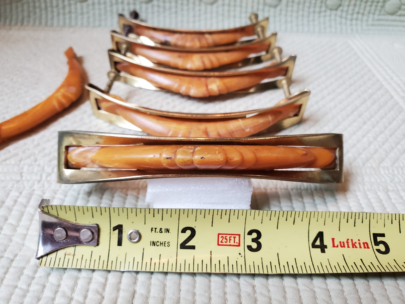 Vintage Art Deco/MCM Bakelite Drawer Pulls