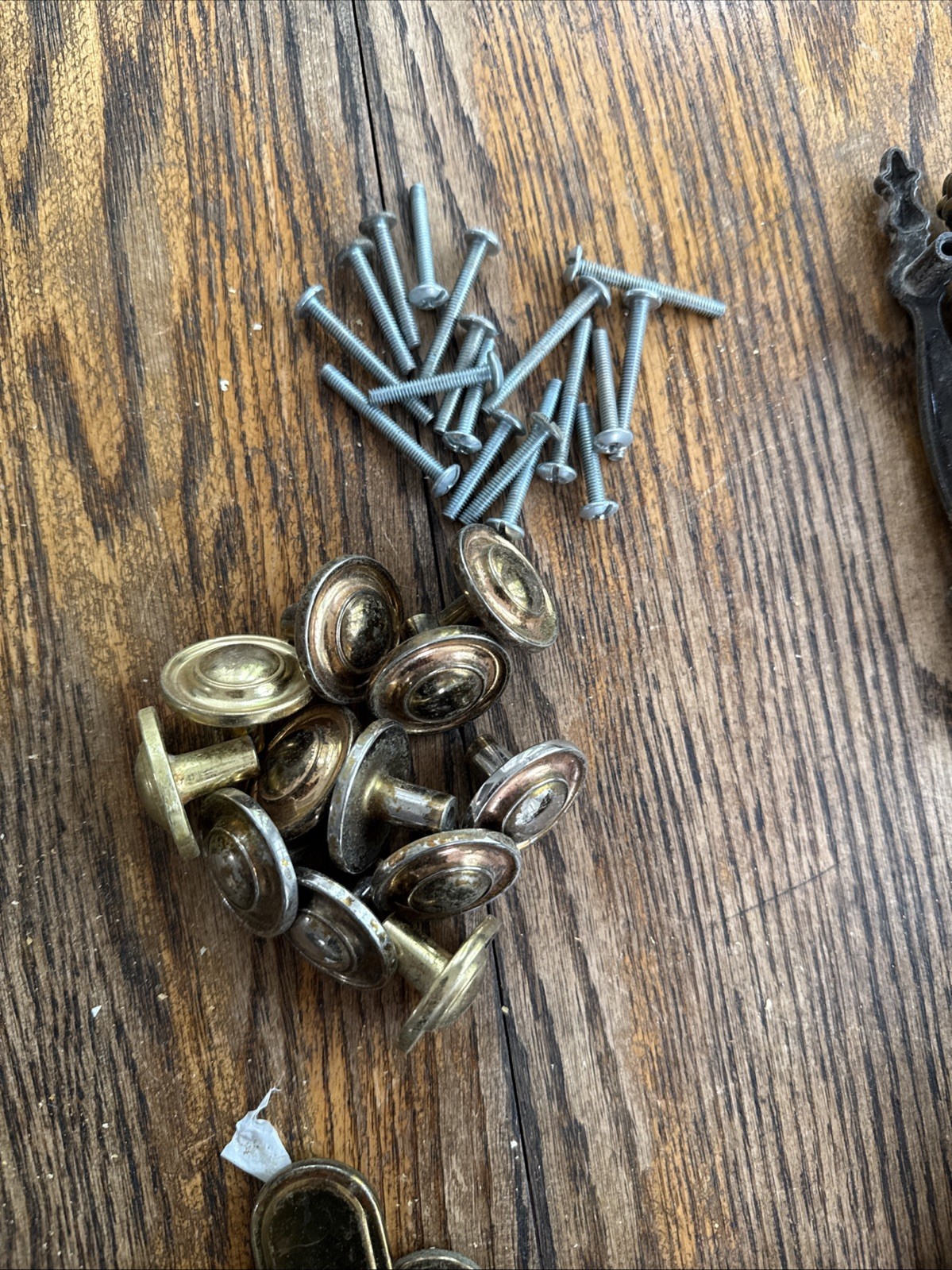 LARGE lot Of Vintage/antique Door Drawer Pulls And Backplates