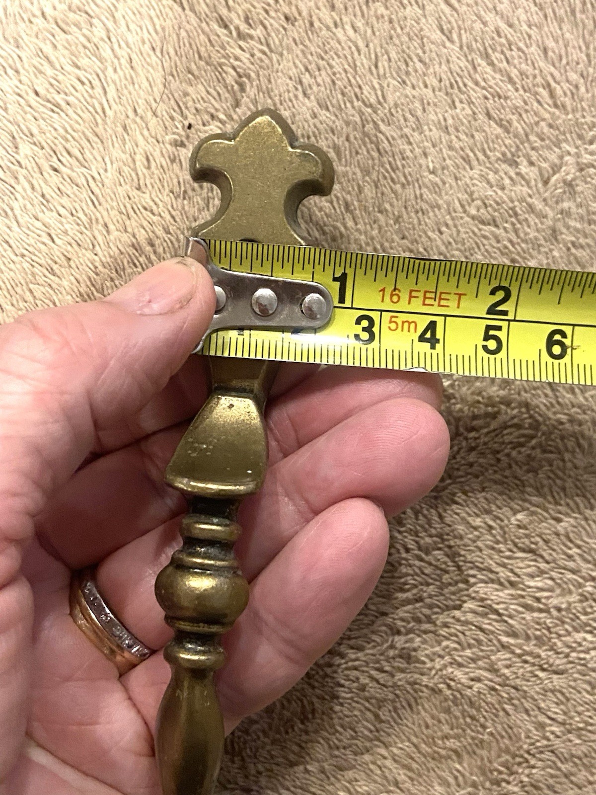 1976 AMEROCK Vintage 3″ Brass Drawer Cabinet Asymetric Pull Set of 20 CANADA