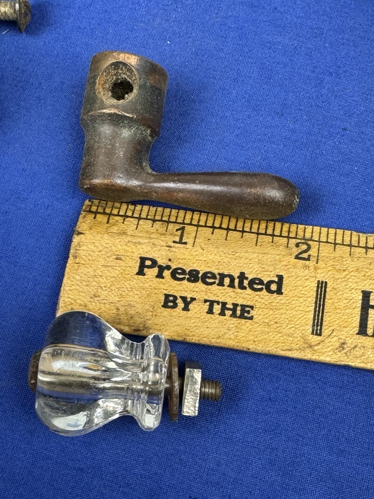 21 Antique & Vintage Pull Knobs, Door or Drawer, Metal (Tin, Steel), Glass, Wood