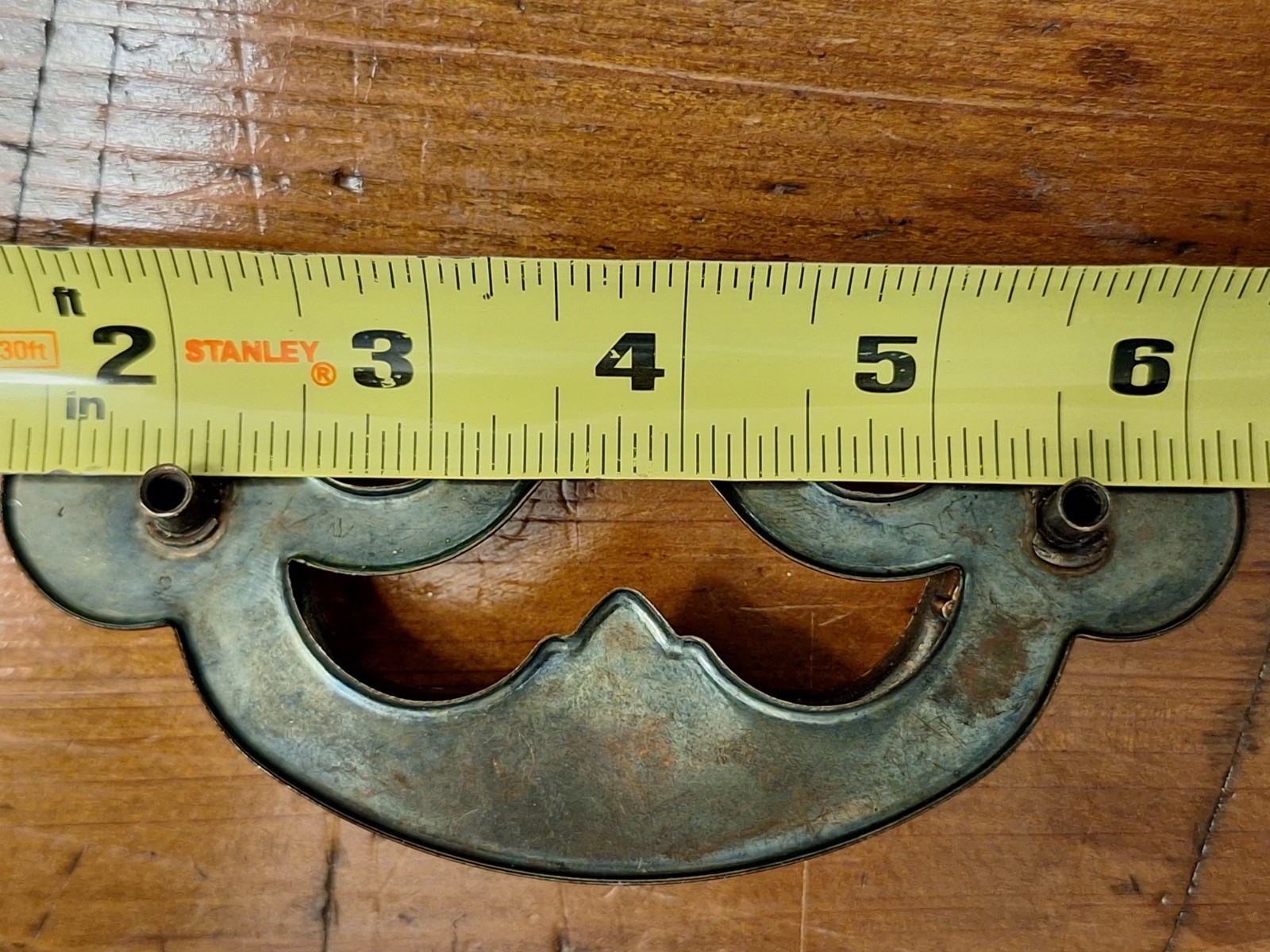 MCM Brass Drawer Pulls 3″ 1/2 Screw Center Count Of 6