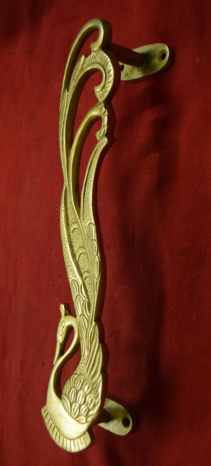 Beautiful Bird Design Door Handle Peacock Handmade Brass Drawer Puller Dec VR247