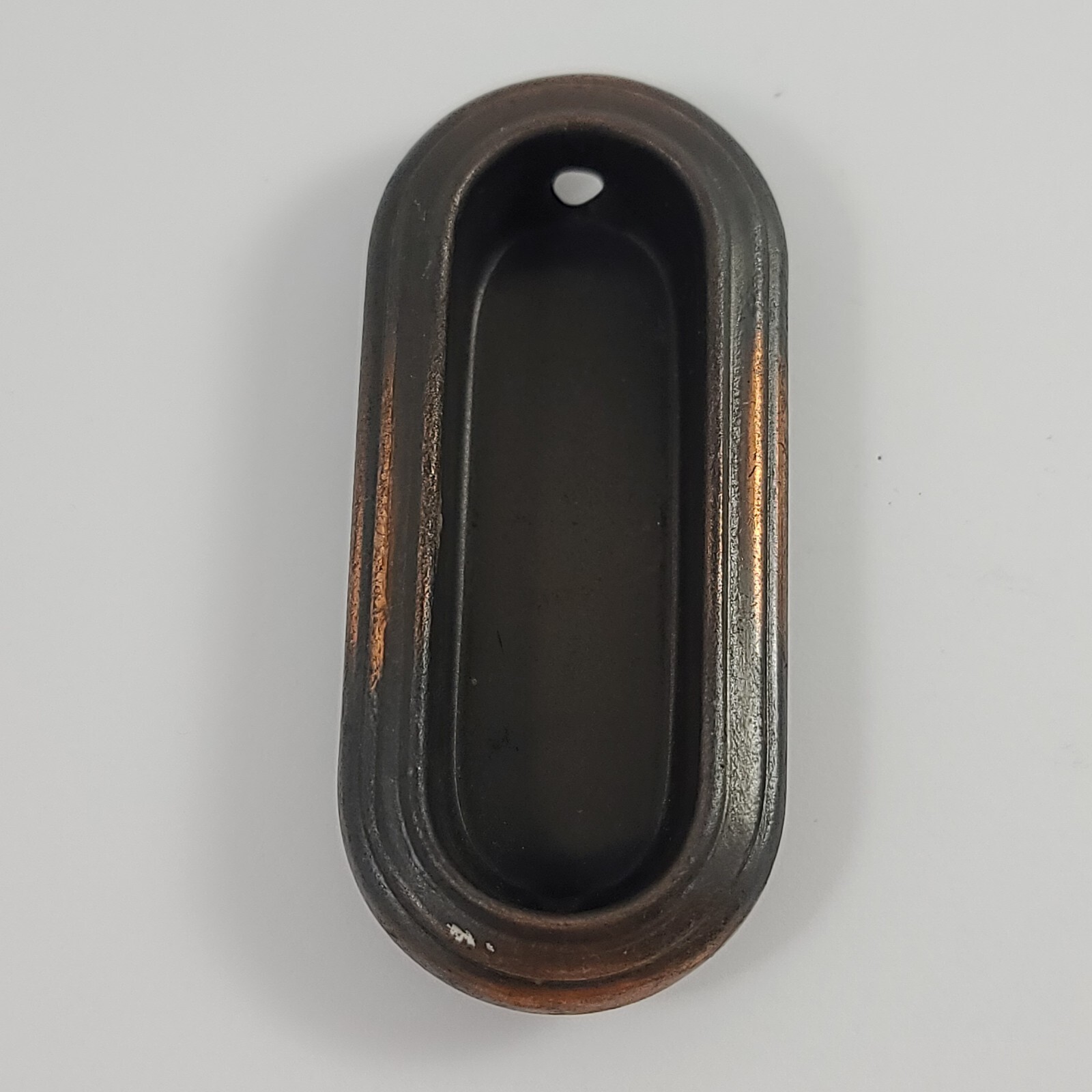 Vintage 1960s Amerock Recessed Drawer Pull Pair Finger Pull 1584