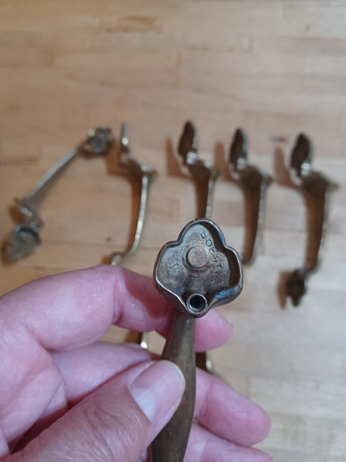 Mixed Lot of 10 Vintage Keeler Brass Company Drawer Pulls N16122 and N14395