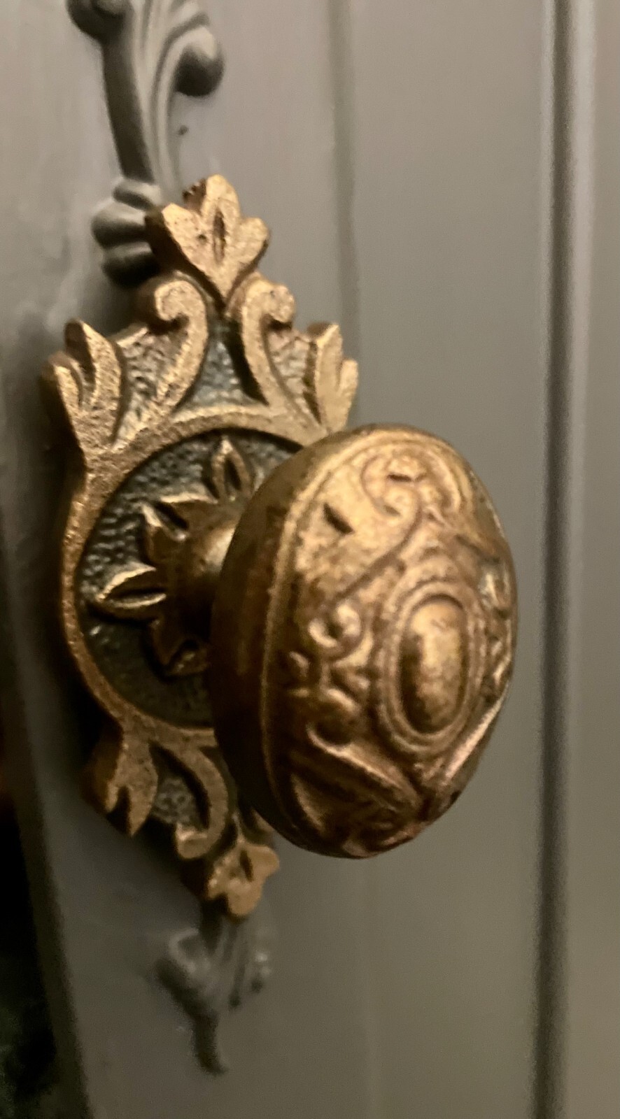 Antique Heavy Brass Drawer Pull Hardware Handle Cabinet Door Knob with backplate