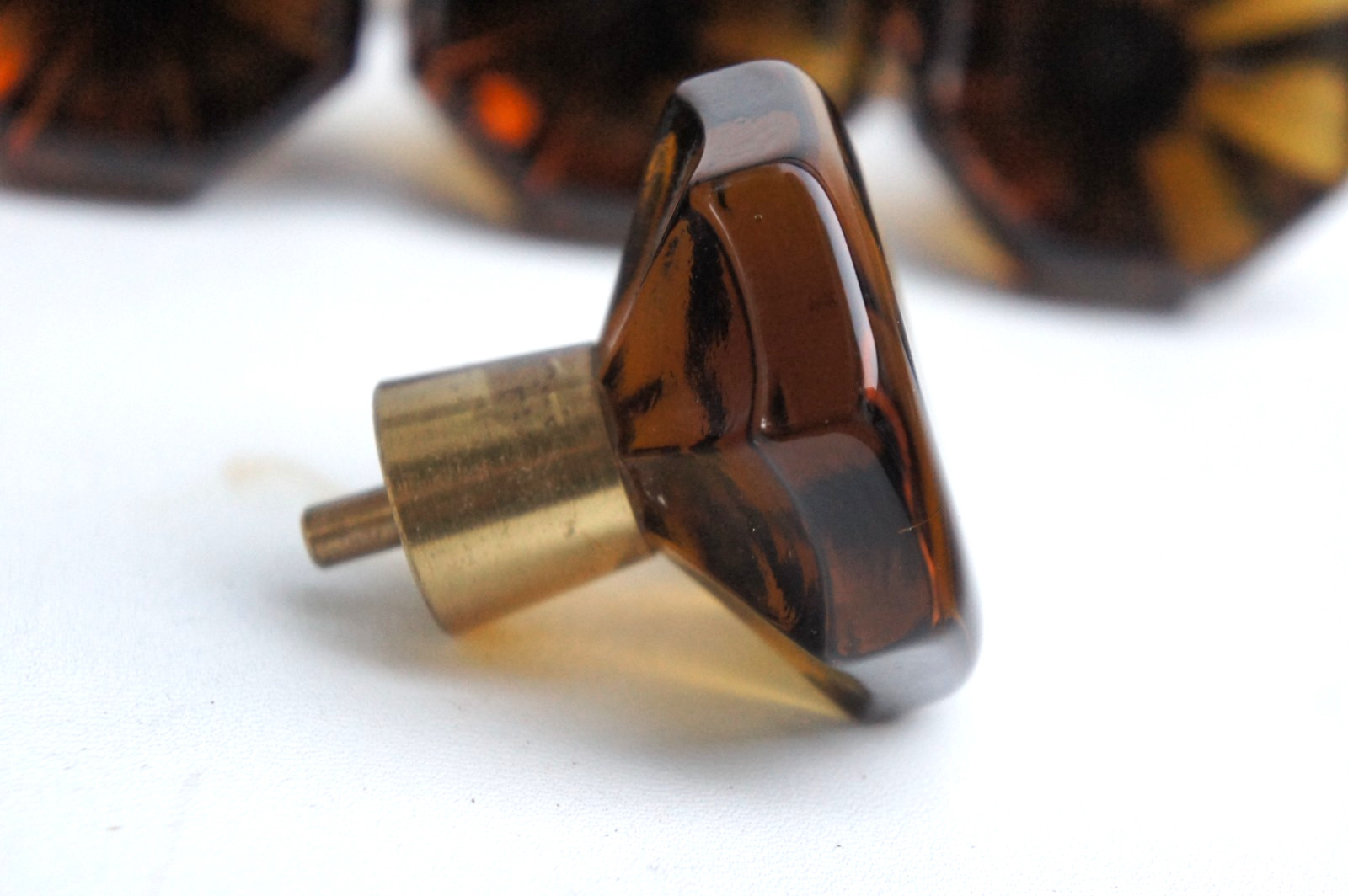 Verrina Large Glass Drawer Pulls Knobs Made in Sweden
