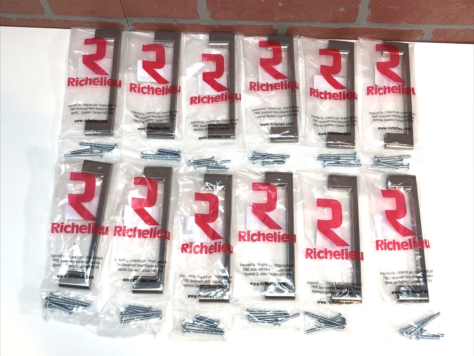 Lot 12 Brand New Richelieu Metal Door Drawer Pulls Handles 6″