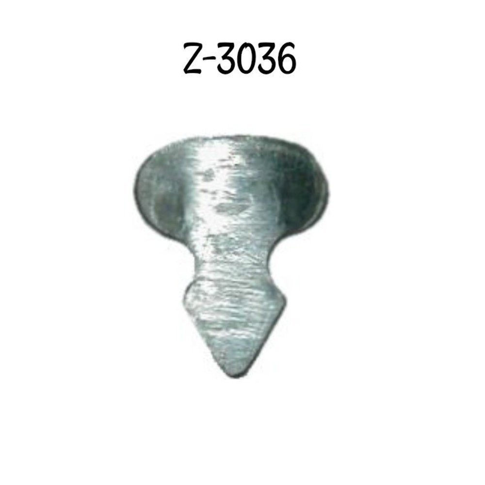 One Dozen single point Drawer Stops Plated Steel Antique Style Drawer Stops