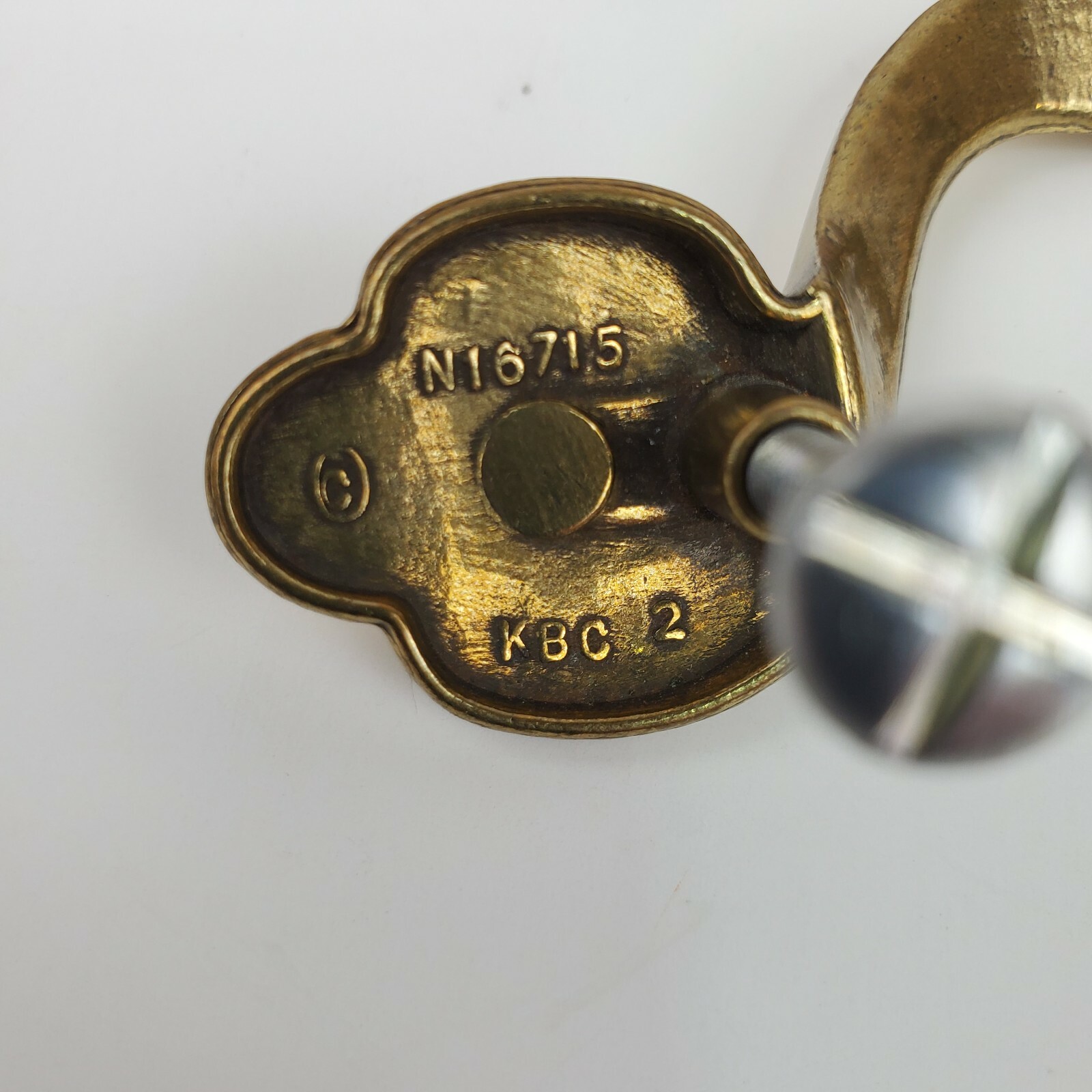 KBC Keeler Brass Co Handles Pulls Cabinets Drawers N16715 Lot of (4) Vintage