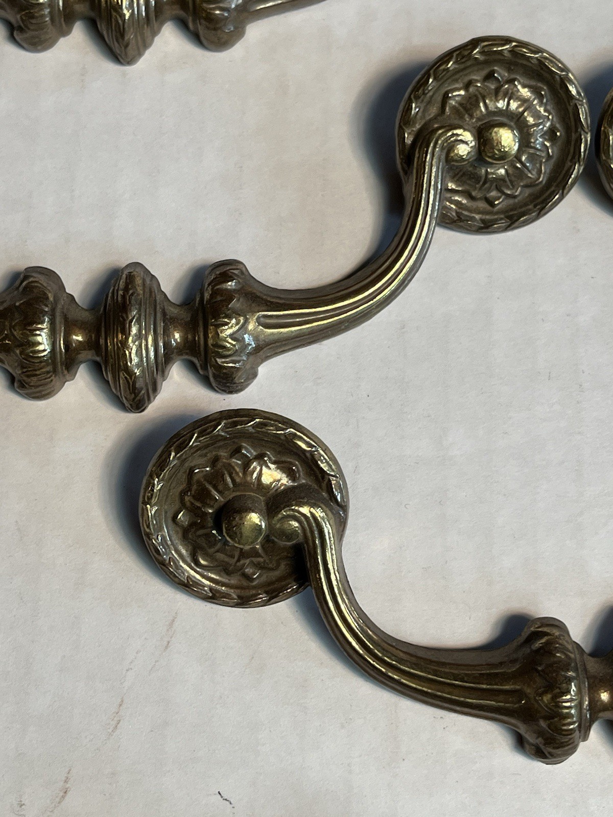Antique/Vintage Hardware Furniture Drawer Pulls Handles Metal Brass Victorian