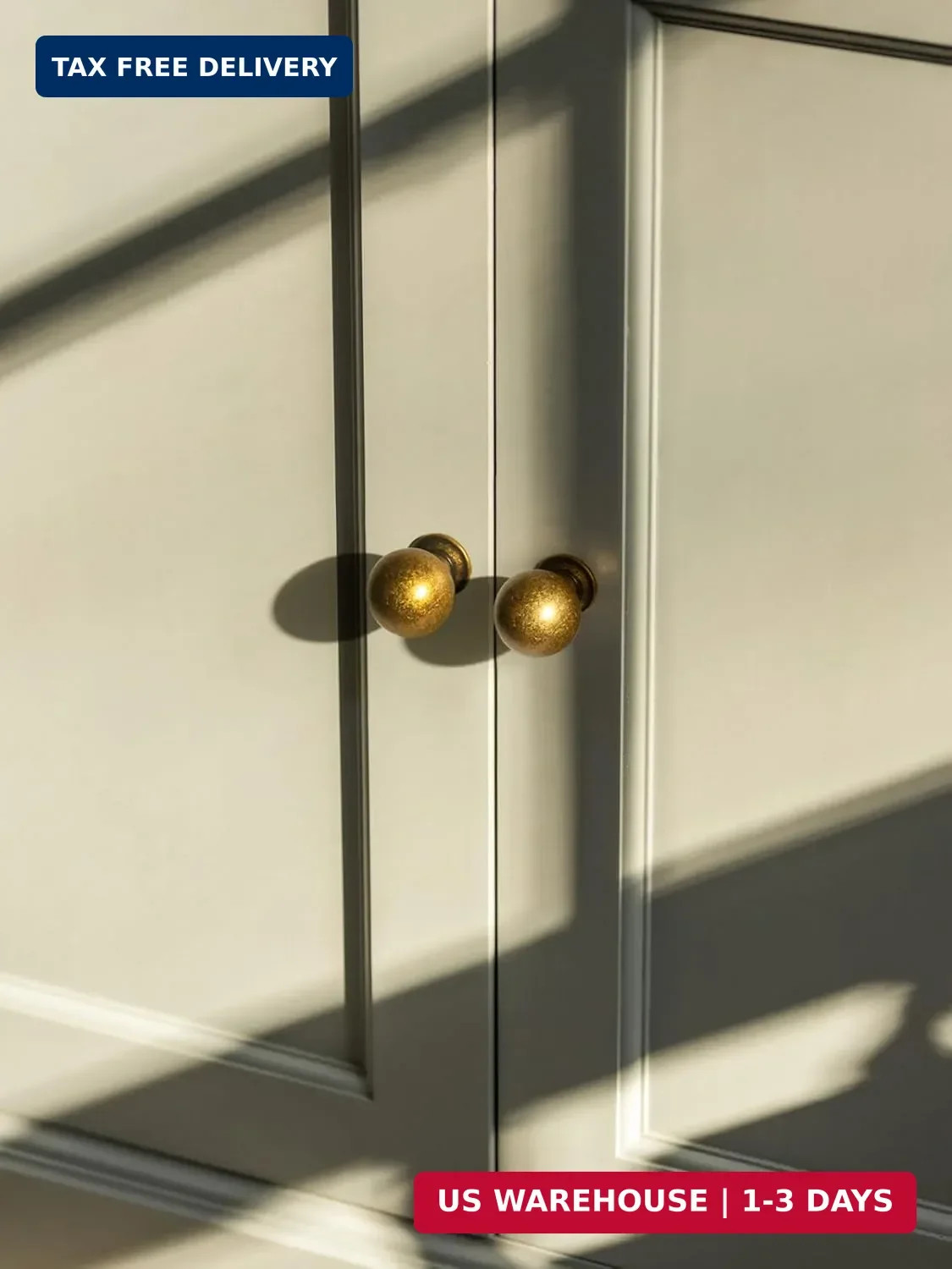 Antique Brass Cabinet Knobs Classic Vintage Retro Drawer Knobs Kitchen Cupboard